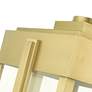 Lexington 4 Light Natural Brass Outdoor Post Top Lantern