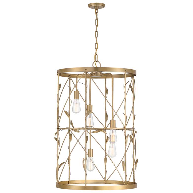 Image 1 Lexington 5-Light Pendant in Burnished Brass