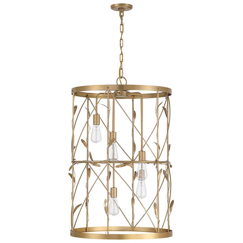 Image 2 Lexington 5-Light Pendant in Burnished Brass more views
