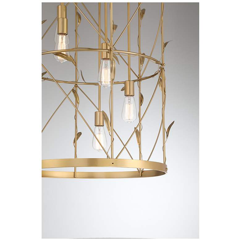 Image 6 Lexington 5-Light Pendant in Burnished Brass more views