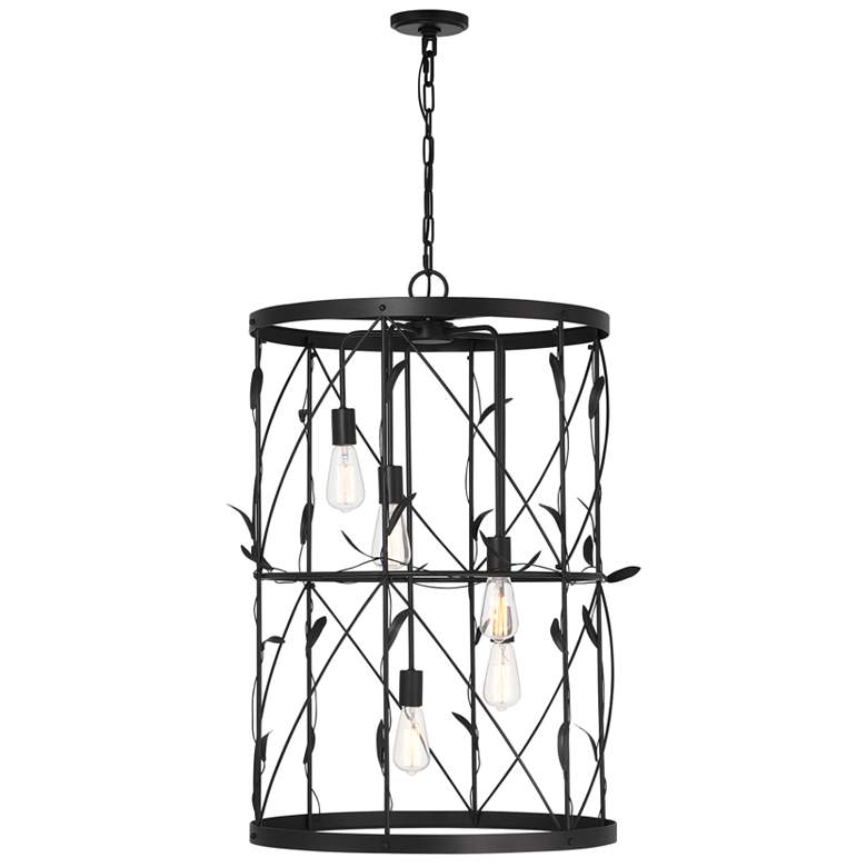Image 1 Lexington 5-Light Pendant in Matte Black
