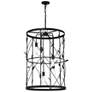 3_Lexington 5-Light Pendant in Matte Black more views