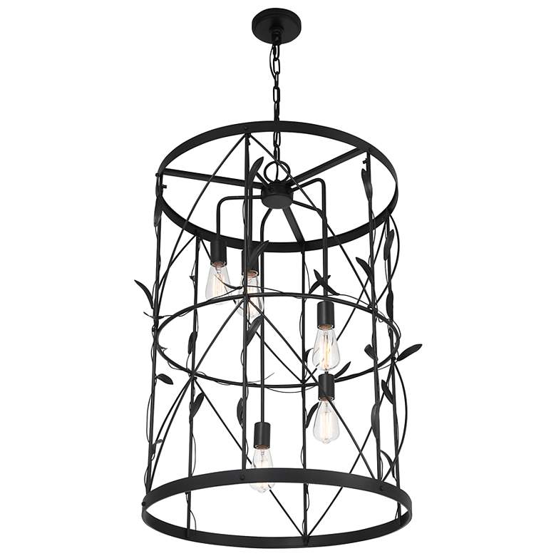 Image 4 Lexington 5-Light Pendant in Matte Black more views