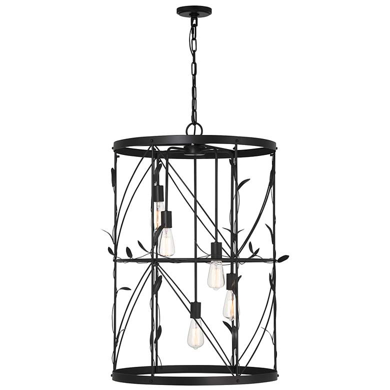 Image 5 Lexington 5-Light Pendant in Matte Black more views