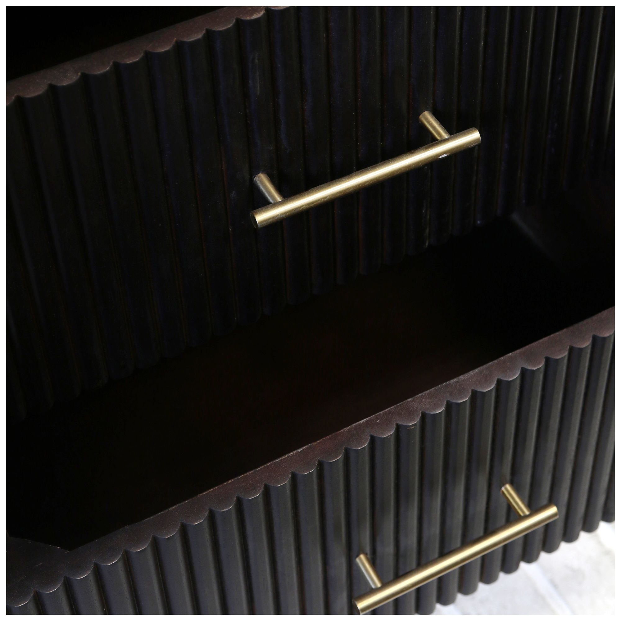 Image 3 Lexington 61 x 31 Ebony, Gold Sideboard more views