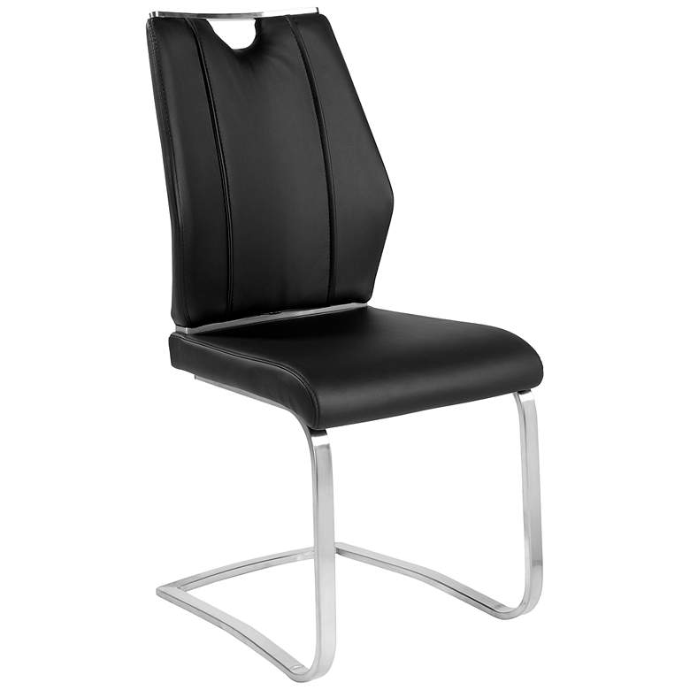 Image 1 Lexington Black Leatherette Side Chair