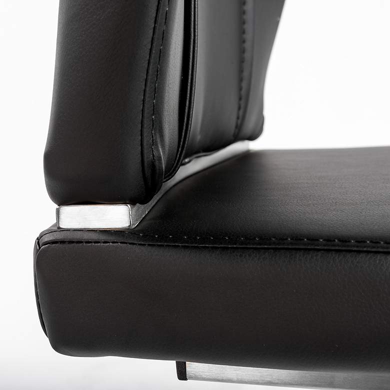 Image 4 Lexington Black Leatherette Side Chair more views