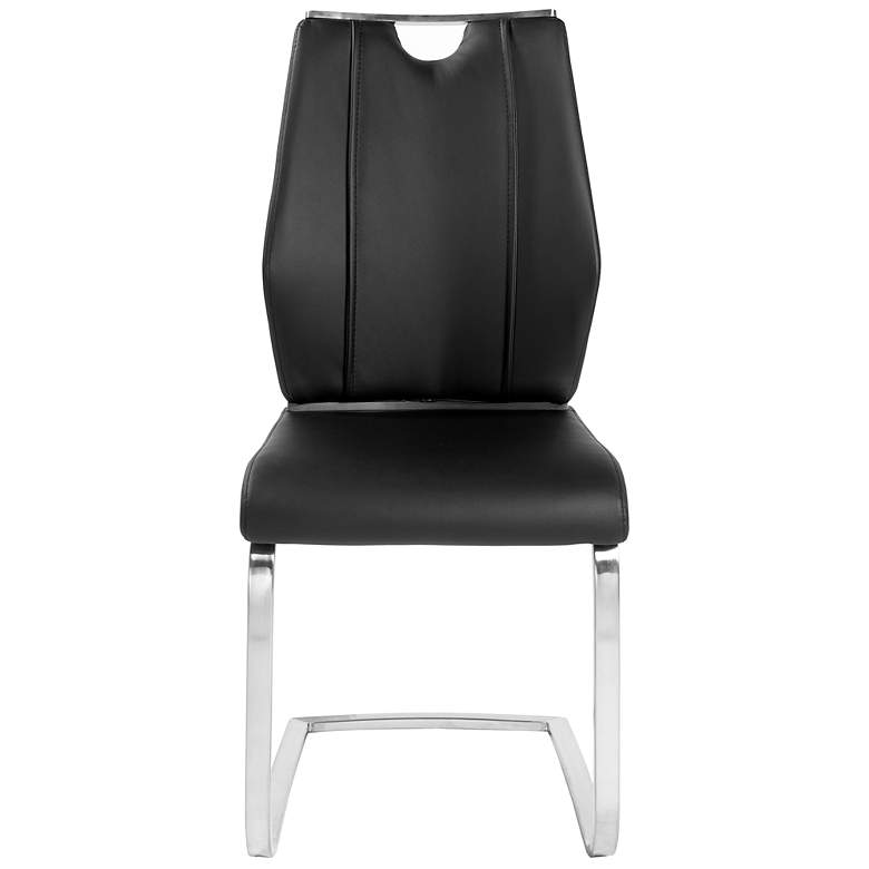 Image 5 Lexington Black Leatherette Side Chair more views