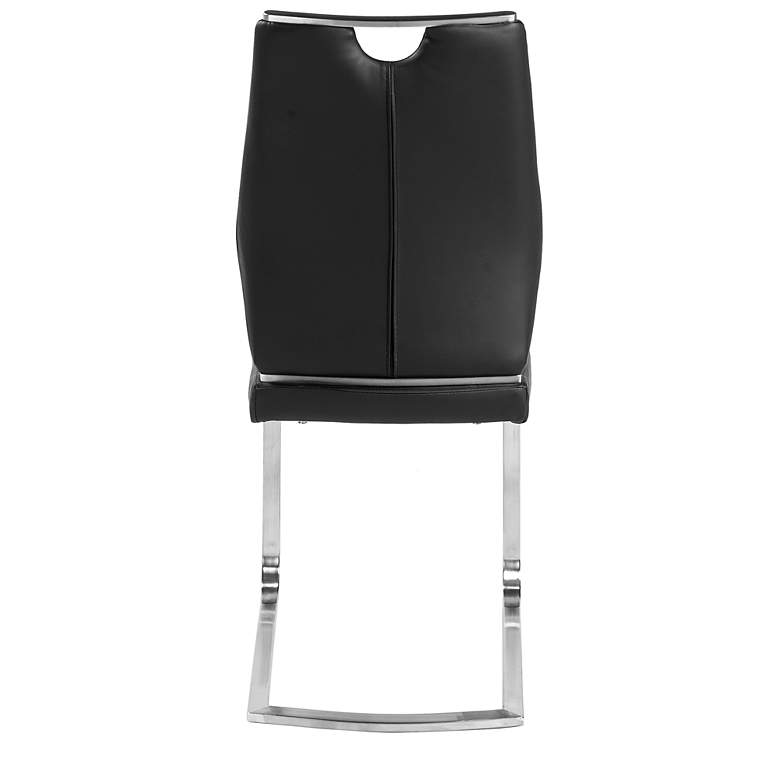 Image 7 Lexington Black Leatherette Side Chair more views