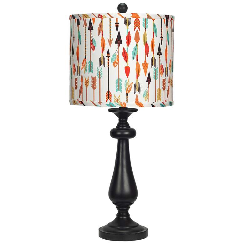 Image 1 Lexington Black Quills and Arrows Shade Table Lamp