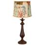 Lexington Brown Table Lamp, Nautical Patch shade 26.5"H