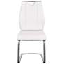 4_Lexington Taupe Leatherette Side Chair more views