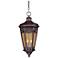 Lexington VX 26" High Colonial Umber Outdoor Hanging Lantern