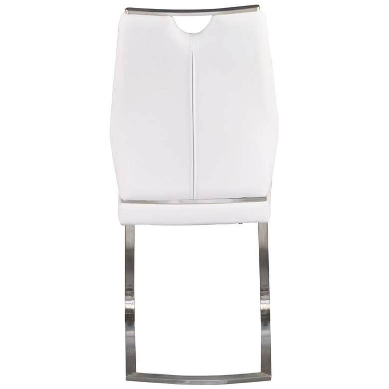 Image 5 Lexington White Leatherette Side Chair more views