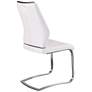 Lexington White Leatherette Side Chair