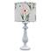 Lexington White Table Lamp with Flamingo Ringo Shade