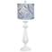 Lexington White Table Lamp with Inspire Grey Shade 26.5"H.