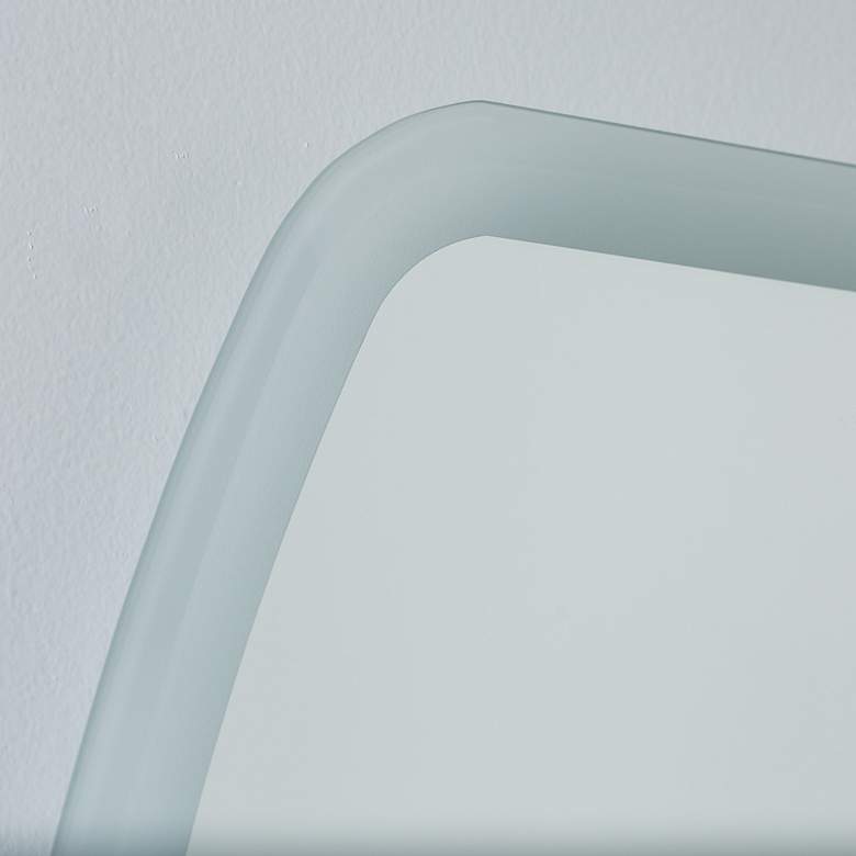 Image 5 Lexy 23 1/2" x 31 1/2" Oval Frameless LED Wall Mirror more views