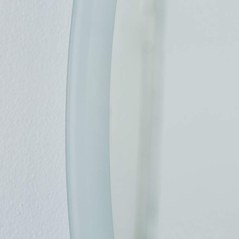 Image 6 Lexy 23 1/2" x 31 1/2" Oval Frameless LED Wall Mirror more views