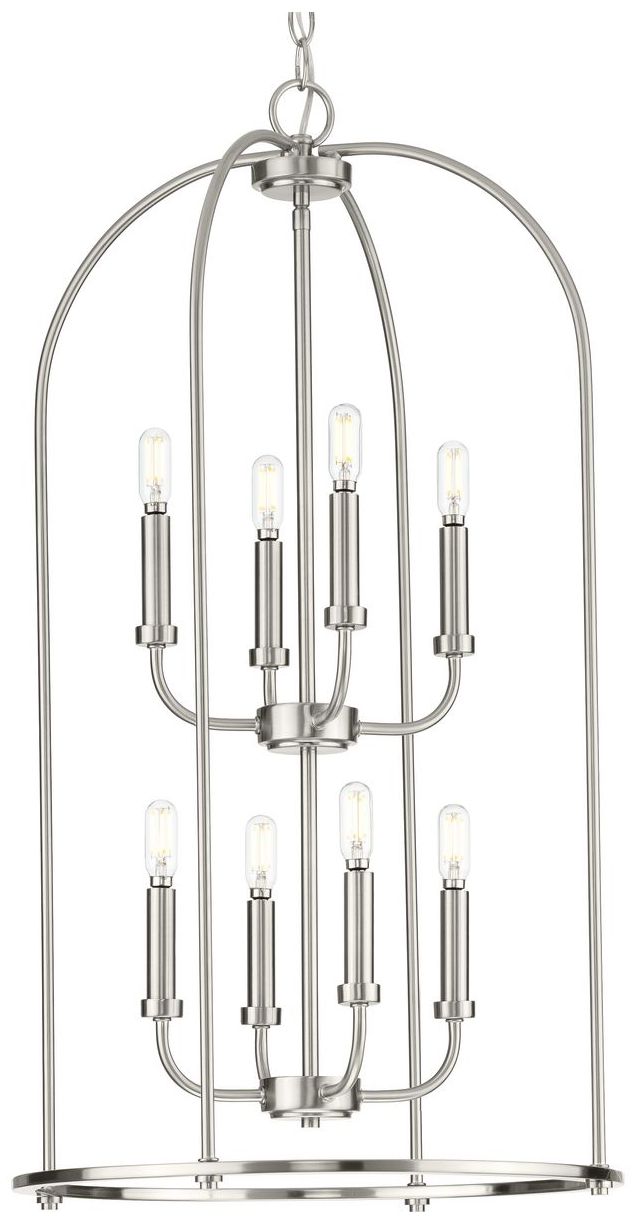 Leyden Collection Eight-Light Foyer Pendant Light