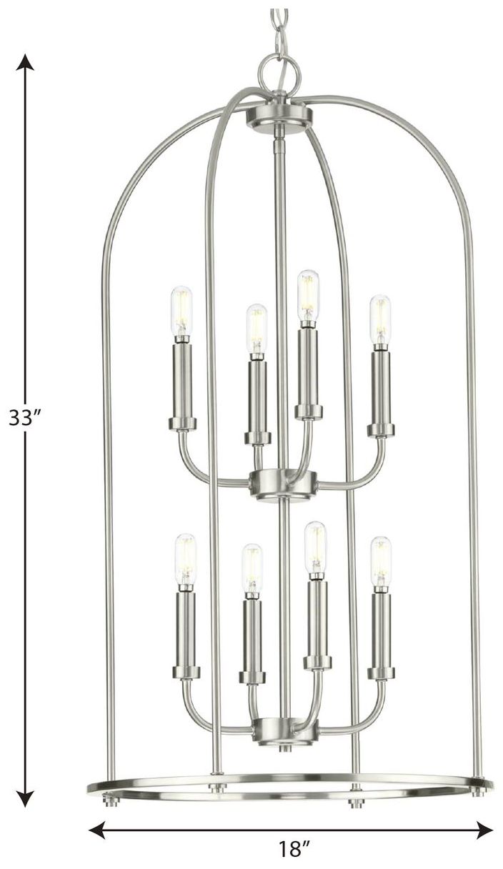 Image 4 Leyden Collection Eight-Light Foyer Pendant Light more views