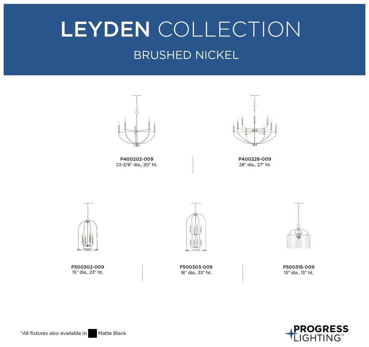 Leyden Collection Eight-Light Foyer Pendant Light