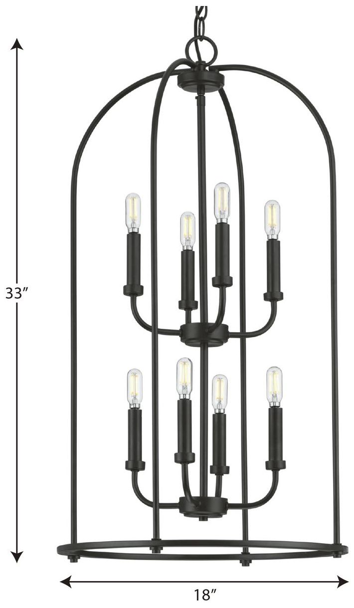 Image 4 Leyden Collection Eight-Light Foyer Pendant Light more views