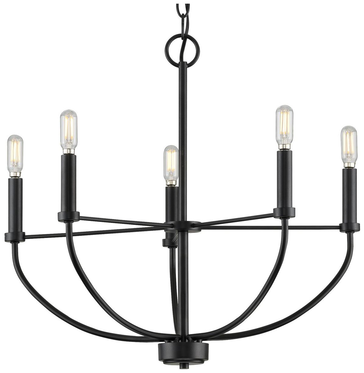 Leyden Collection Five-Light Chandelier