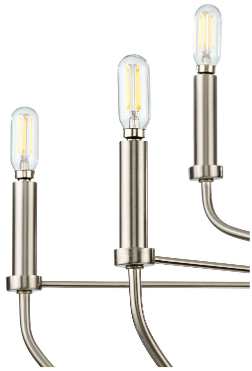 Leyden Collection Nine-Light Chandelier Light