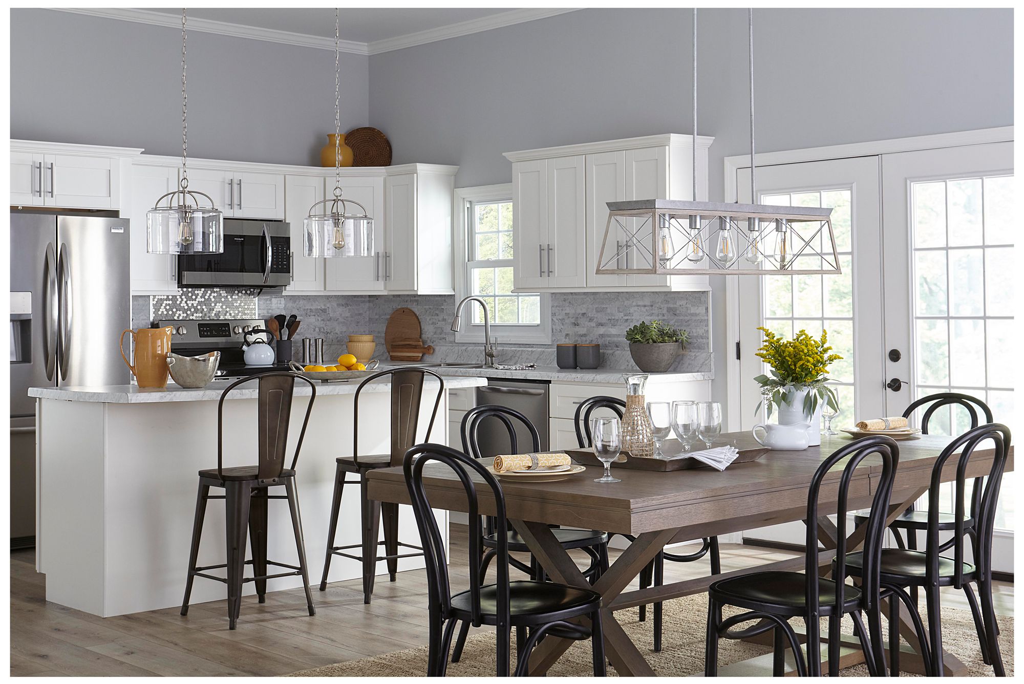 Image 2 Leyden Collection One-Light Clear Glass Hanging Pendant Light more views