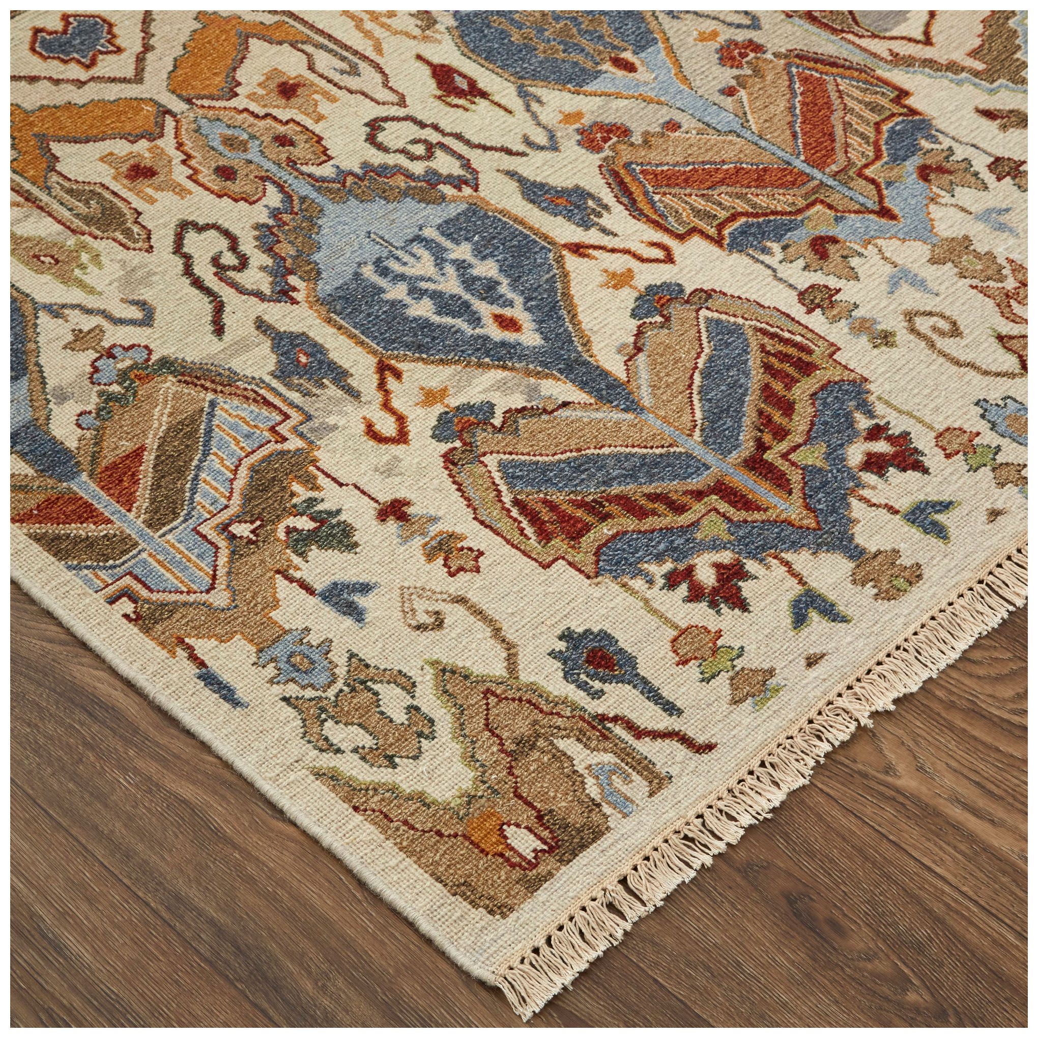 Image 3 Leylan Ikat Hand Knotted Tan Area Rug 7'-9" x 9'-9" more views