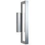 Liam 18" High Painted Nickel LED Outdoor Sconce