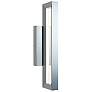 Thumbnail1 of Liam 18" High Painted Nickel LED Outdoor Sconce
