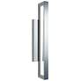Liam 24" High Painted Nickel LED Outdoor Sconce