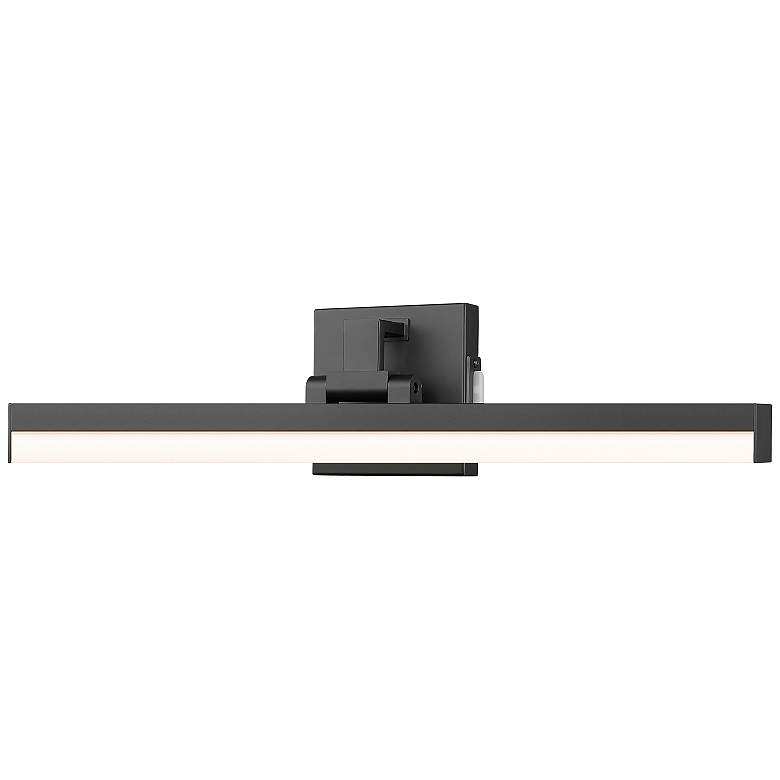 Image 2 Liam 25" Wide Matte Black LED Vanity Bath Light