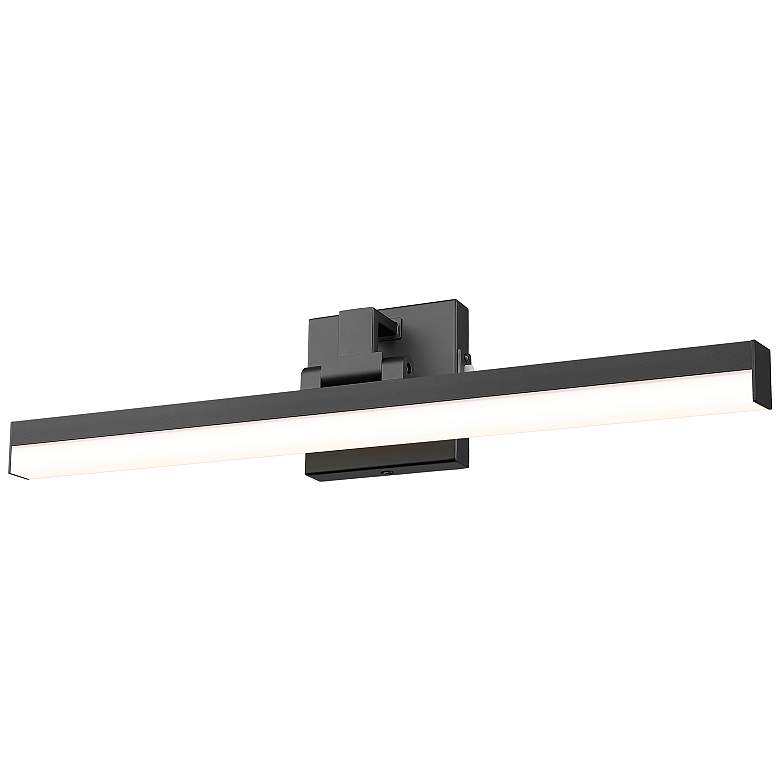 Image 5 Liam 25" Wide Matte Black LED Vanity Bath Light more views
