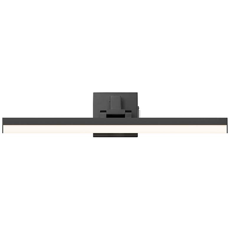 Image 6 Liam 25" Wide Matte Black LED Vanity Bath Light more views