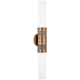 Image1 of Liam 26" High Patina Brass 2-Light Wall Sconce