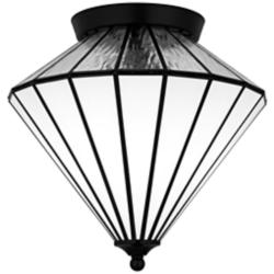 Liam 3-Light Matte Black Flush Mount