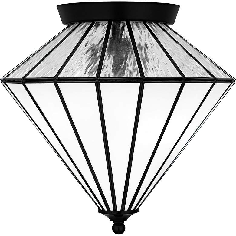 Image 3 Liam 3-Light Matte Black Flush Mount more views