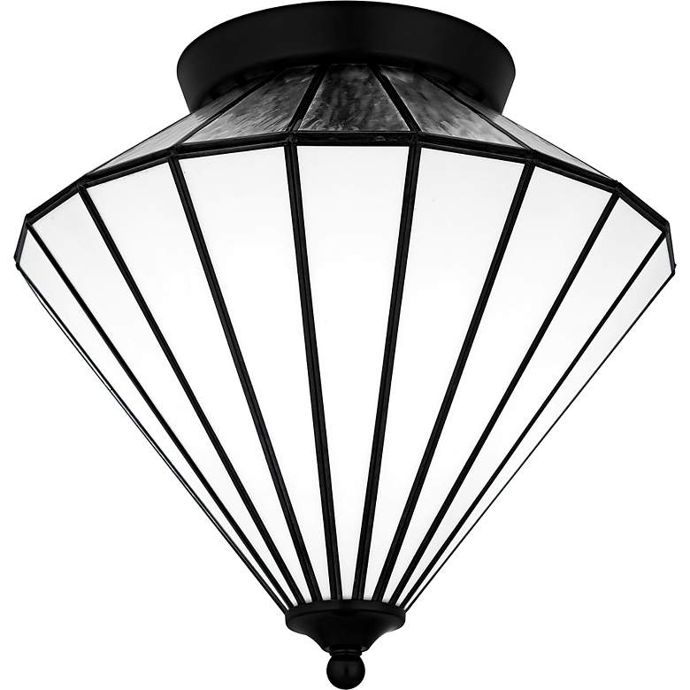 Image 4 Liam 3-Light Matte Black Flush Mount more views