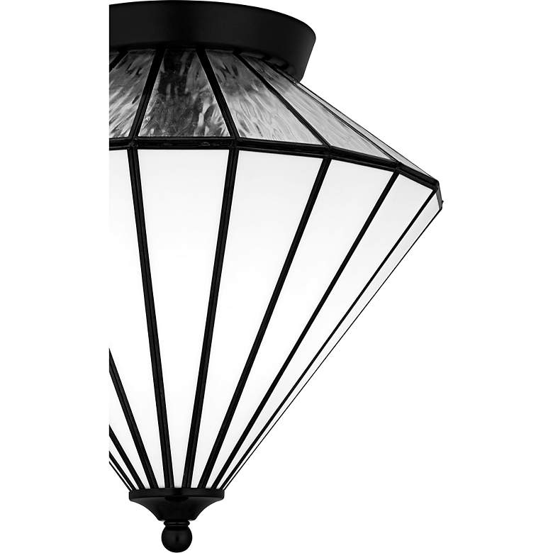 Image 5 Liam 3-Light Matte Black Flush Mount more views
