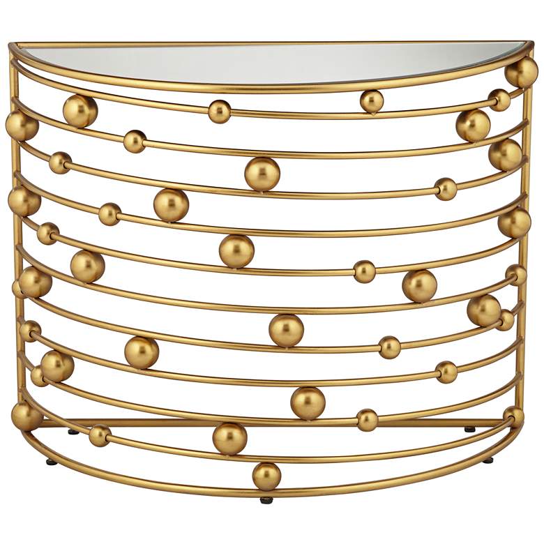 Image 3 Liam 36 3/4" Wide Gold Console Table
