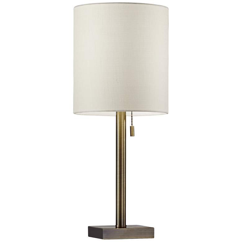 Image 1 Liam Antique Brass Accent Table Lamp