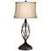 Liam Bronze Table Lamp with Dimmable USB Workstation Base