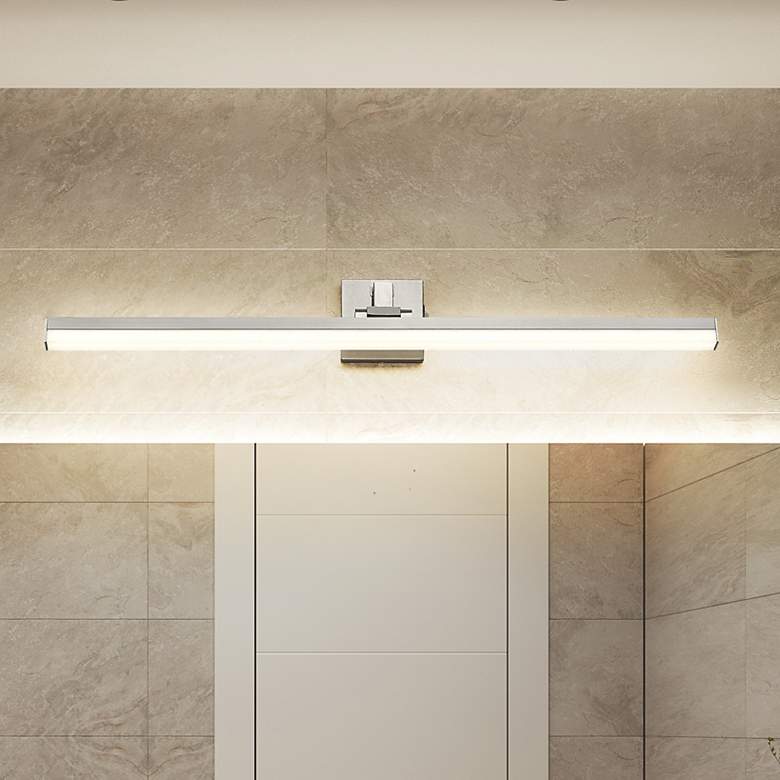 Image 2 Liam by Z-Lite Brushed Nickel 1 Light Vanity