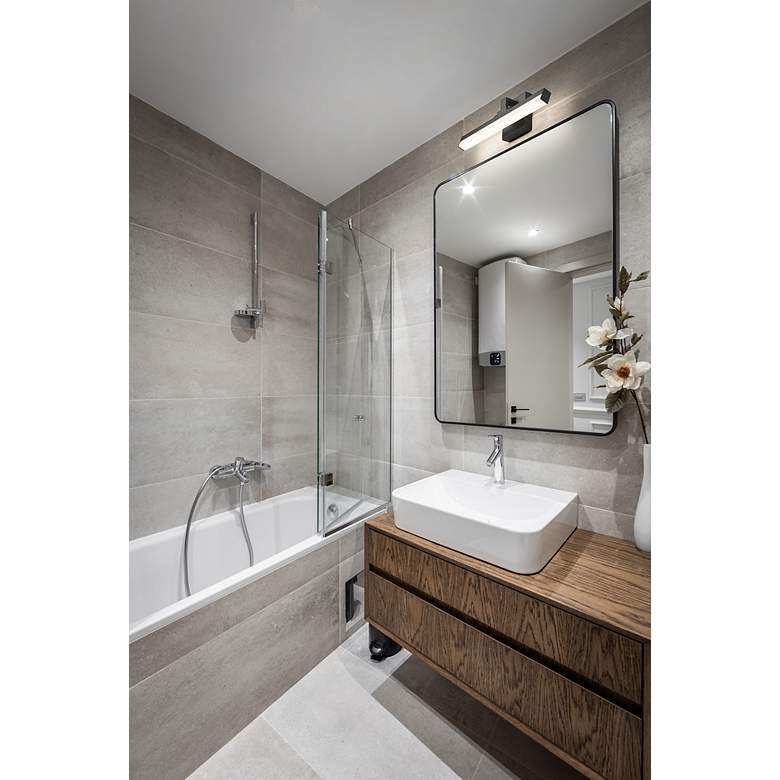 Image 2 Liam by Z-Lite Matte Black 1 Light Vanity more views