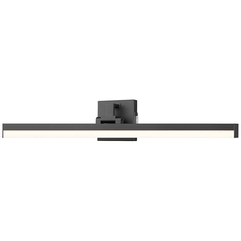Image 2 Liam by Z-Lite Matte Black 1 Light Vanity