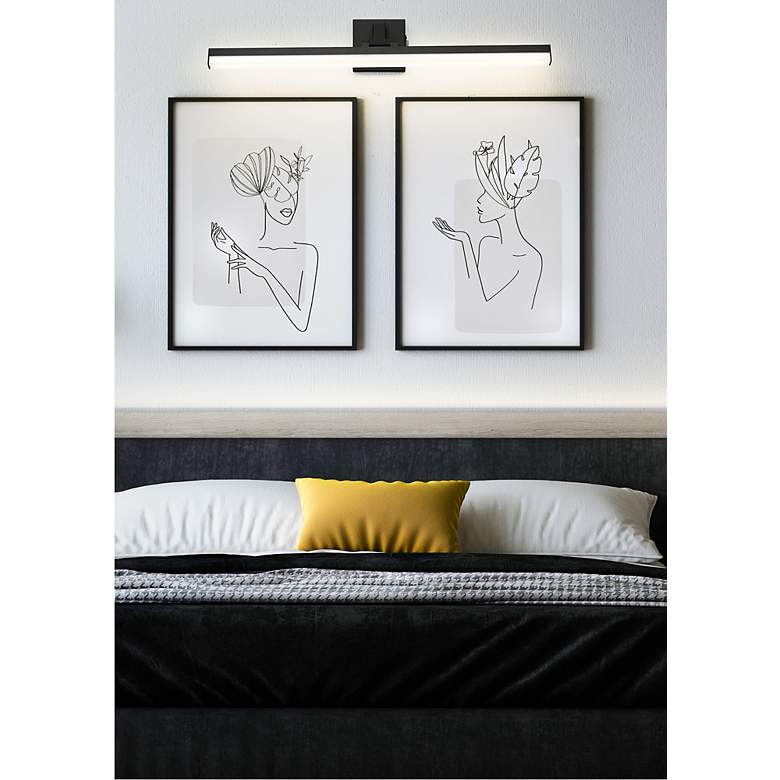 Image 4 Liam by Z-Lite Matte Black 1 Light Vanity more views