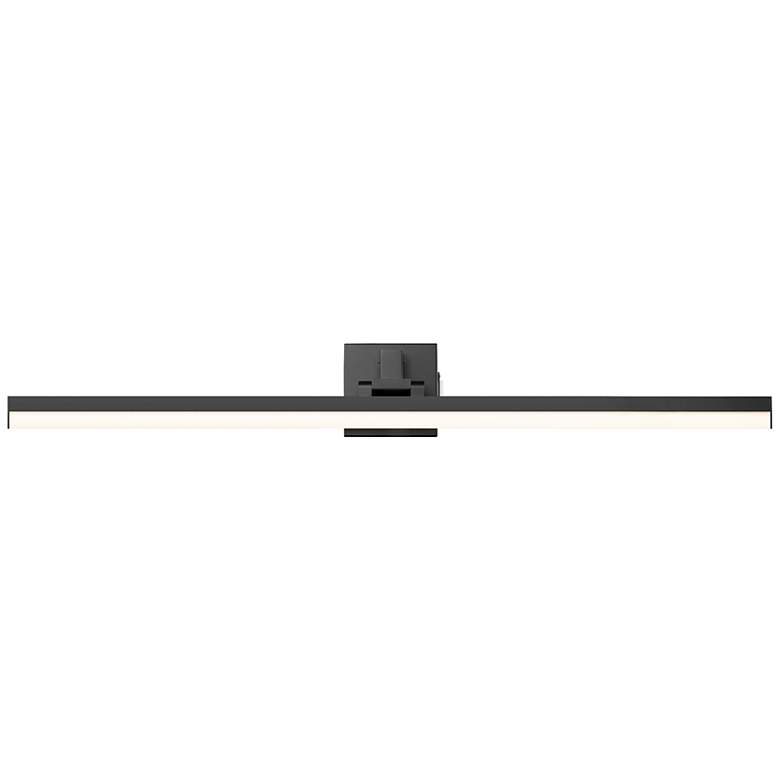 Liam by Z-Lite Matte Black 1 Light Vanity - #9492D | Lamps Plus